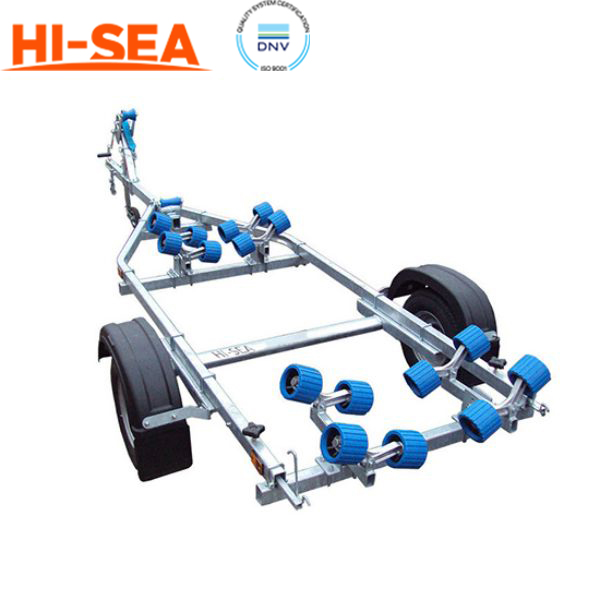 RIB boat trailer with CE certificate 